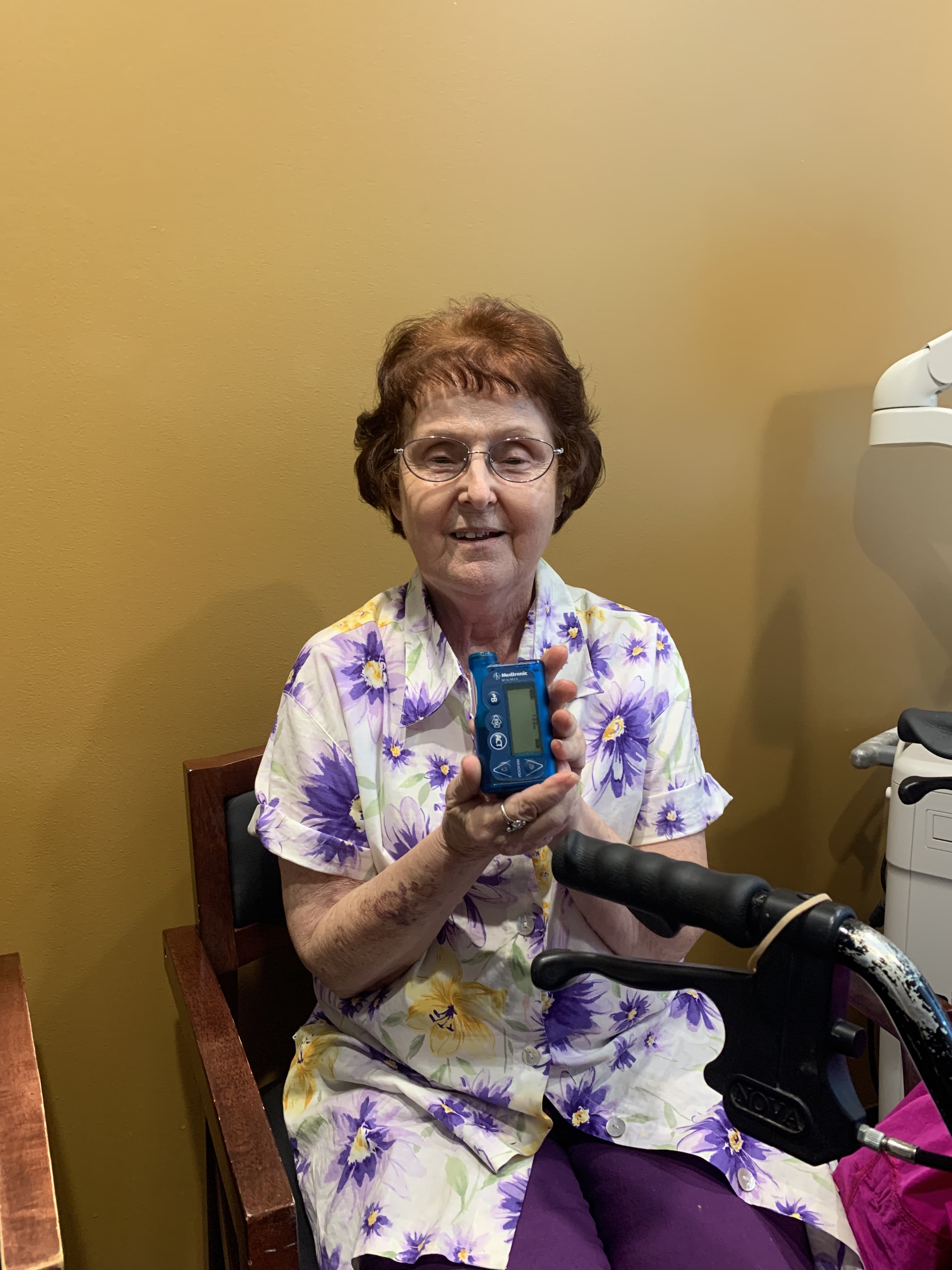 Patient supported by Pump Avenue